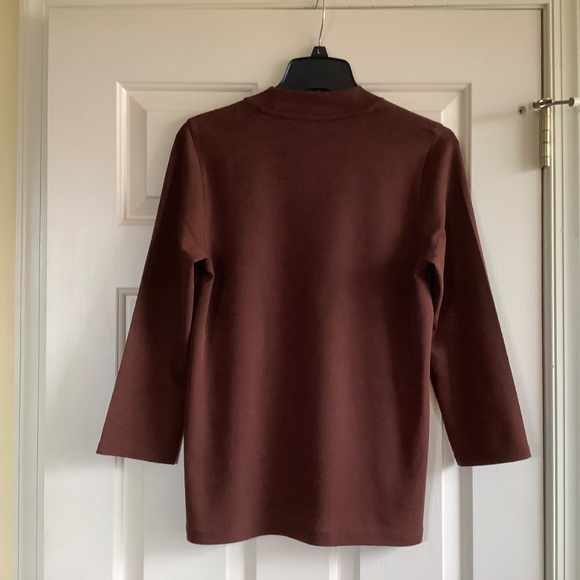 Vince 100% Wool Crew Neck Sweater Brown SZ L - Picture 6 of 15